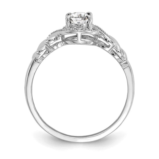 10K Gemstone and Diamond Ring