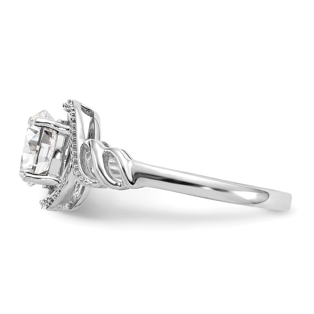 10K Gemstone and Diamond Ring