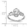 10K Gemstone and Diamond Ring