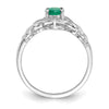 10K Gemstone and Diamond Ring
