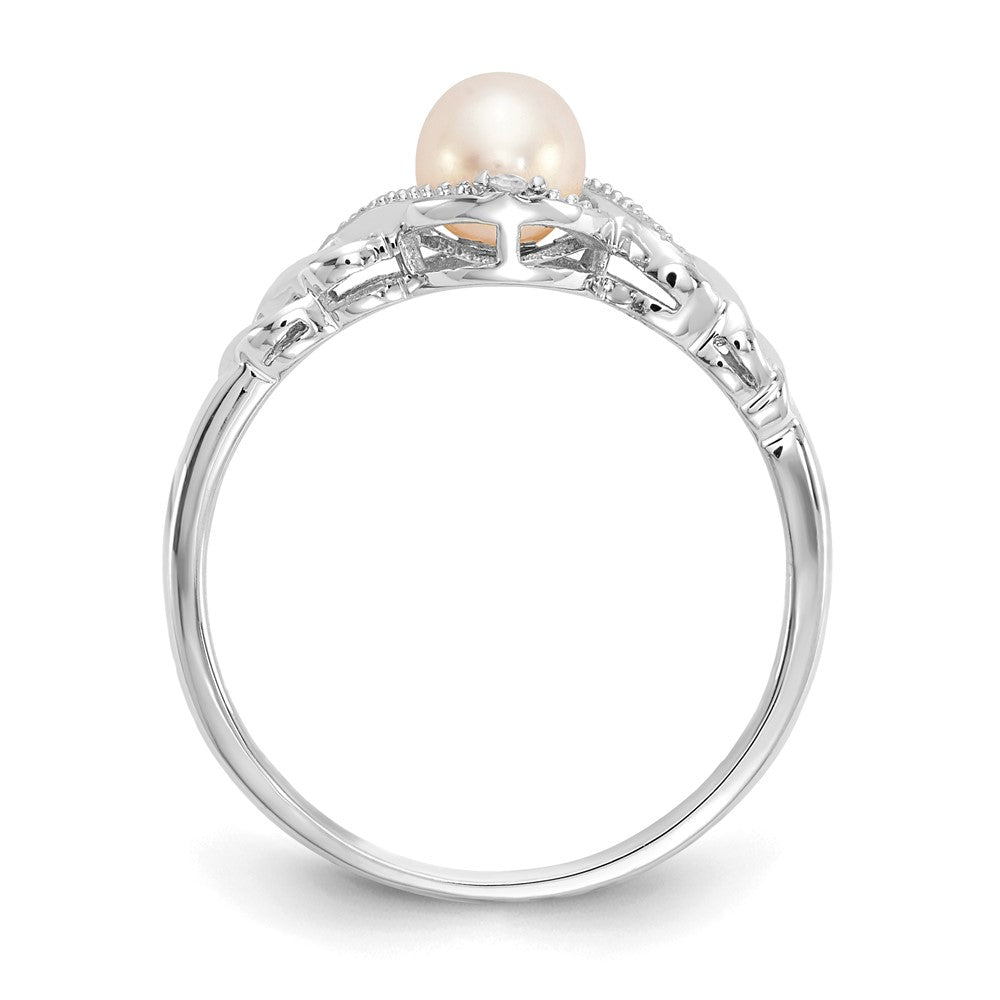 10K Gemstone and Diamond Ring