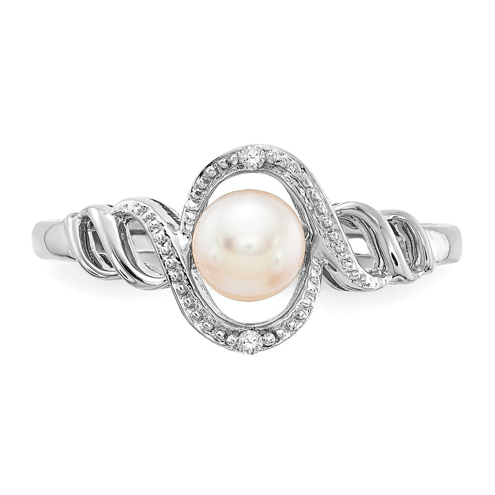 10K Gemstone and Diamond Ring