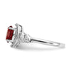 10K Gemstone and Diamond Ring