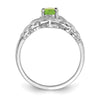 10K Gemstone and Diamond Ring
