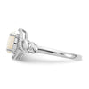 10K Gemstone and Diamond Ring