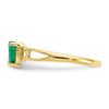 Genuine Birthstone Heart Ring — (05) May