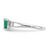 Genuine Birthstone Heart Ring — (05) May