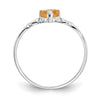 Genuine Birthstone Heart Ring — (11) November