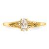 Geniune Marquise Birthstone Ring — (04) April