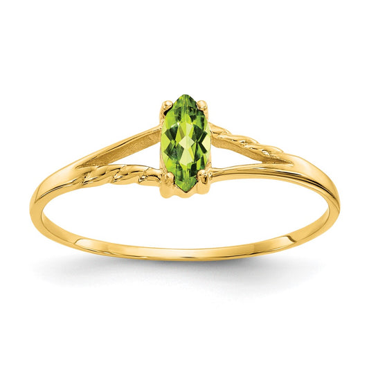 Geniune Marquise Birthstone Ring — (08) August