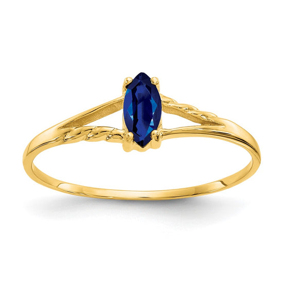 Geniune Marquise Birthstone Ring