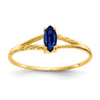 Geniune Marquise Birthstone Ring