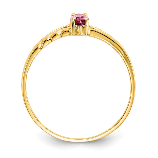 Geniune Marquise Birthstone Ring — (10) October