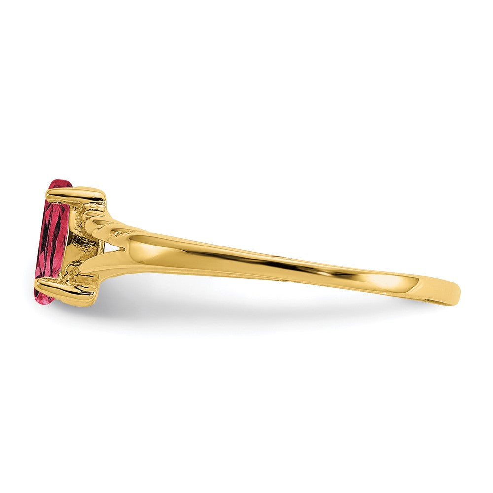 Geniune Marquise Birthstone Ring — (10) October