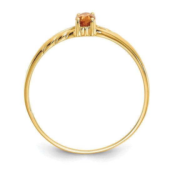 Geniune Marquise Birthstone Ring — (11) November