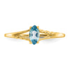 Geniune Marquise Birthstone Ring — (12) December