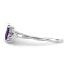 Geniune Marquise Birthstone Ring — (02) February