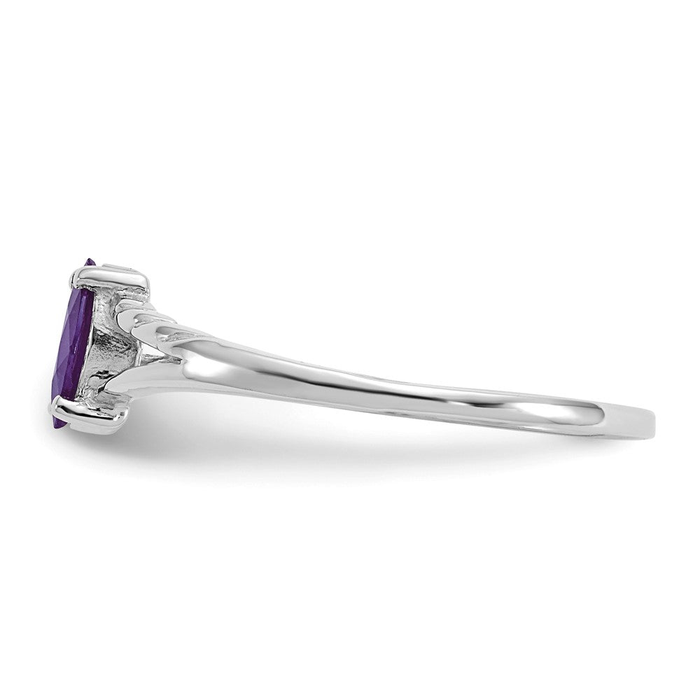 Geniune Marquise Birthstone Ring — (02) February