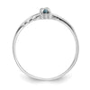 Geniune Marquise Birthstone Ring — (03) March
