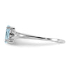 Geniune Marquise Birthstone Ring — (03) March