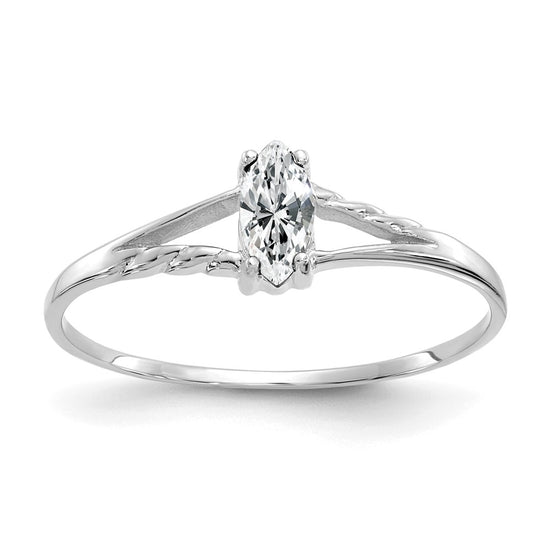 Geniune Marquise Birthstone Ring