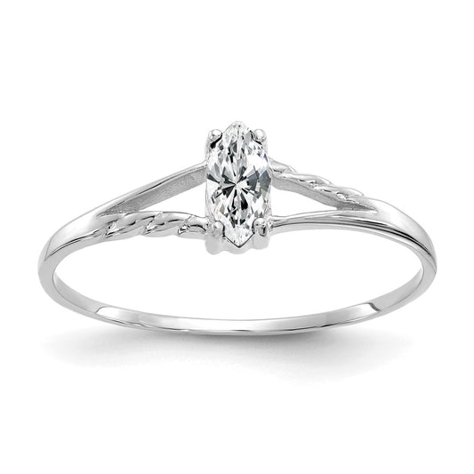 Geniune Marquise Birthstone Ring