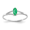 Geniune Marquise Birthstone Ring