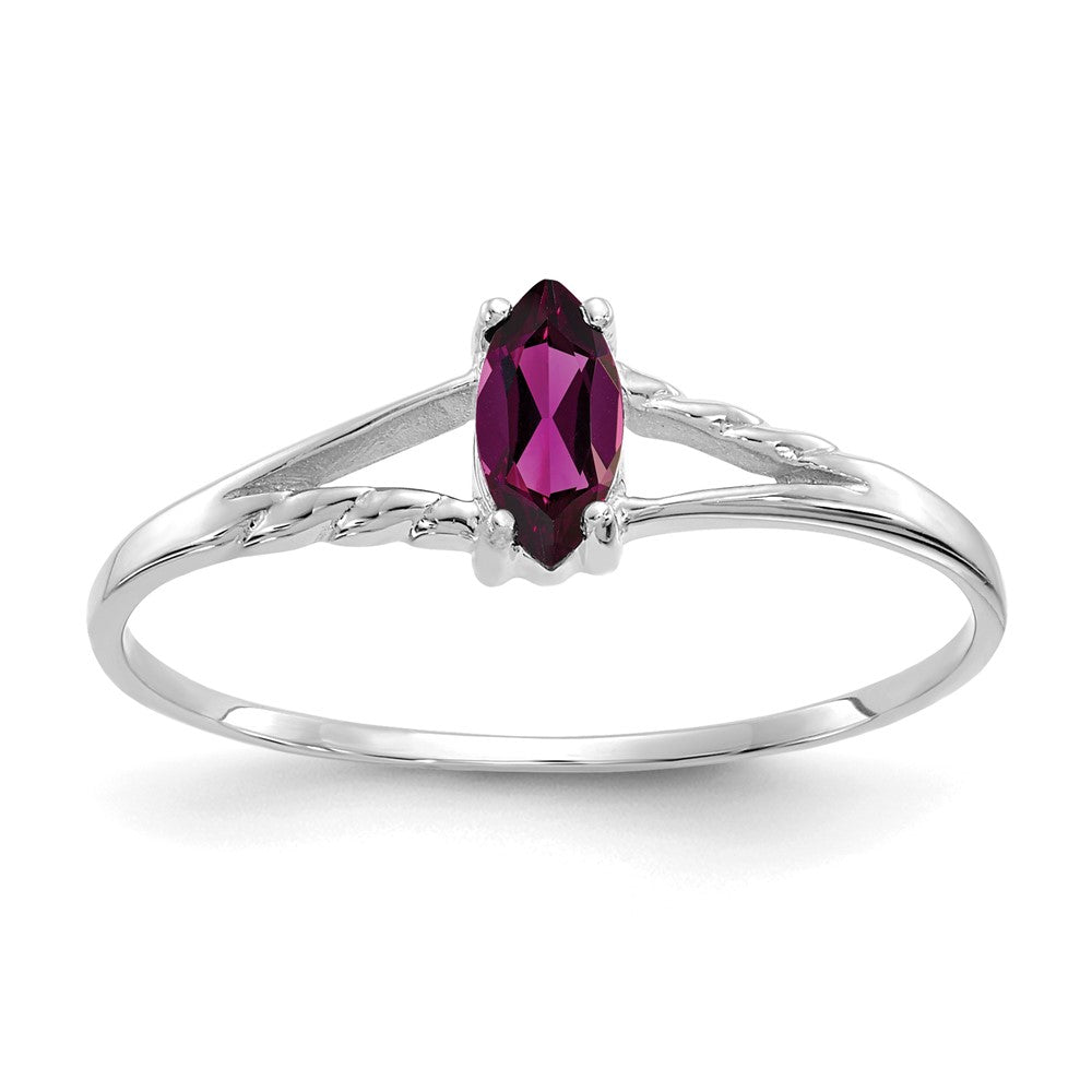 Geniune Marquise Birthstone Ring