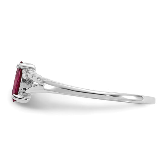 Geniune Marquise Birthstone Ring — (07) July