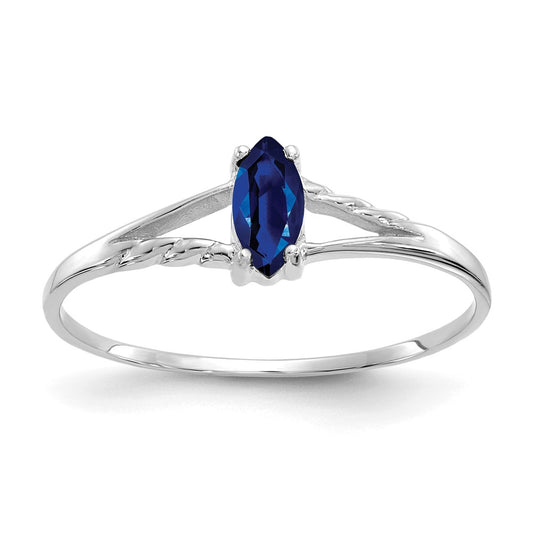 Geniune Marquise Birthstone Ring — (09) September