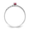 Geniune Marquise Birthstone Ring — (10) October