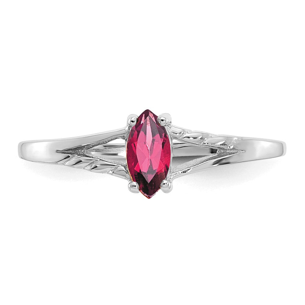 Geniune Marquise Birthstone Ring — (10) October