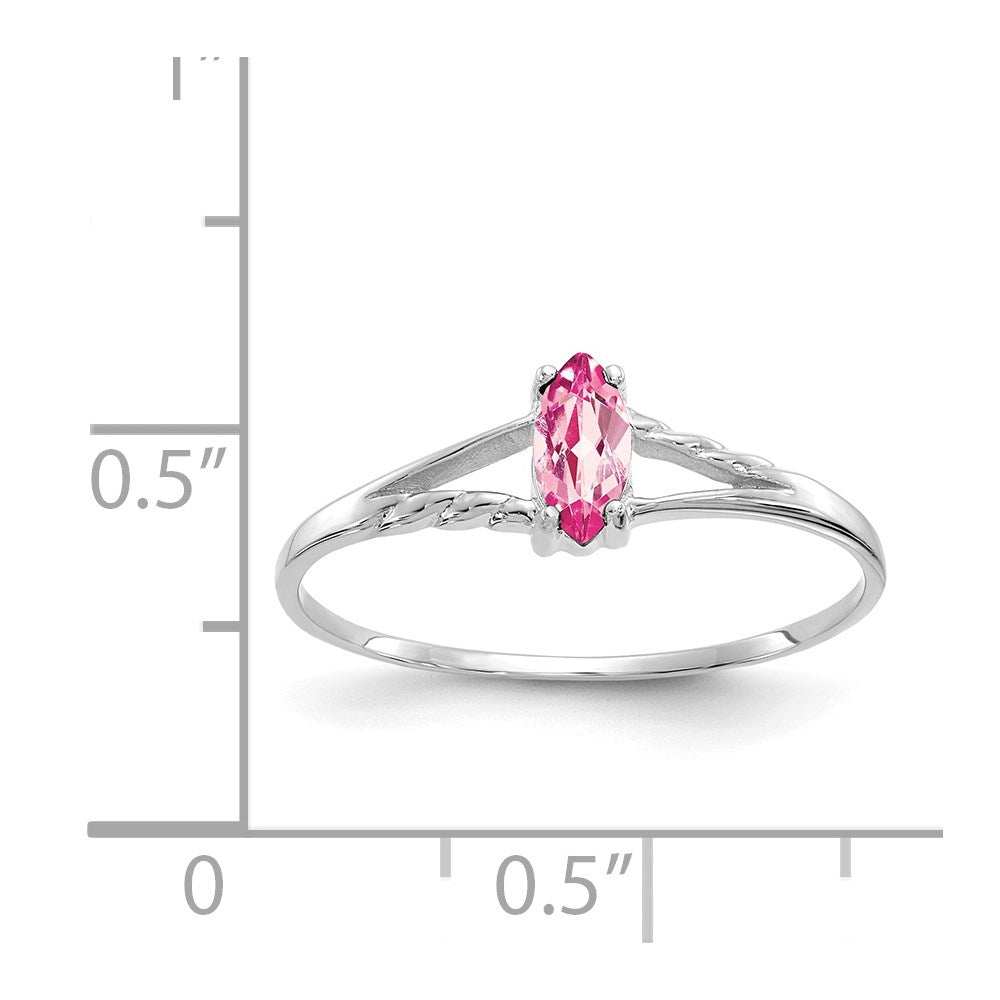 Geniune Marquise Birthstone Ring — (10) October