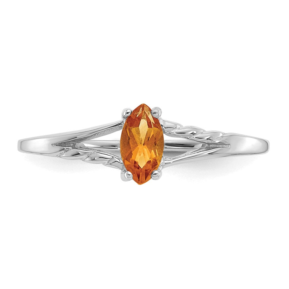 Geniune Marquise Birthstone Ring — (11) November