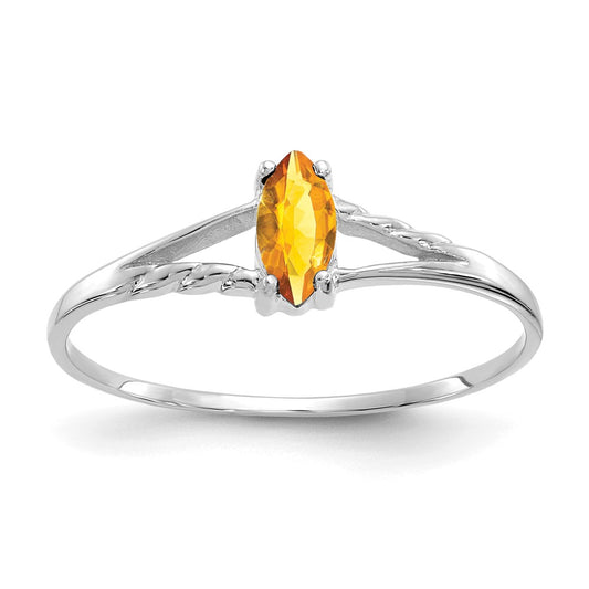 Geniune Marquise Birthstone Ring — (11) November