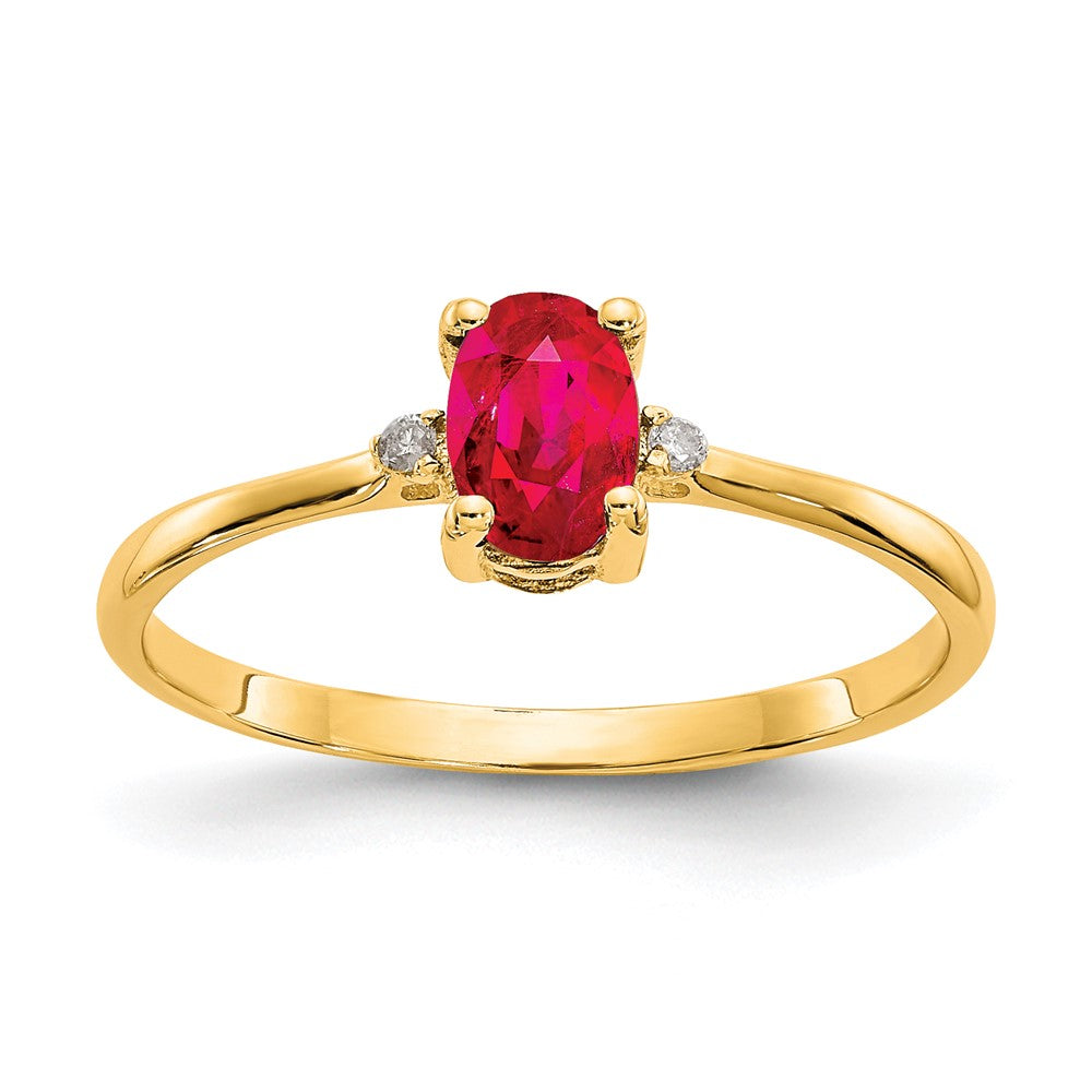 Diamond & Gemstone Birthstone Ring