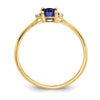 Diamond & Gemstone Birthstone Ring — Sapphire