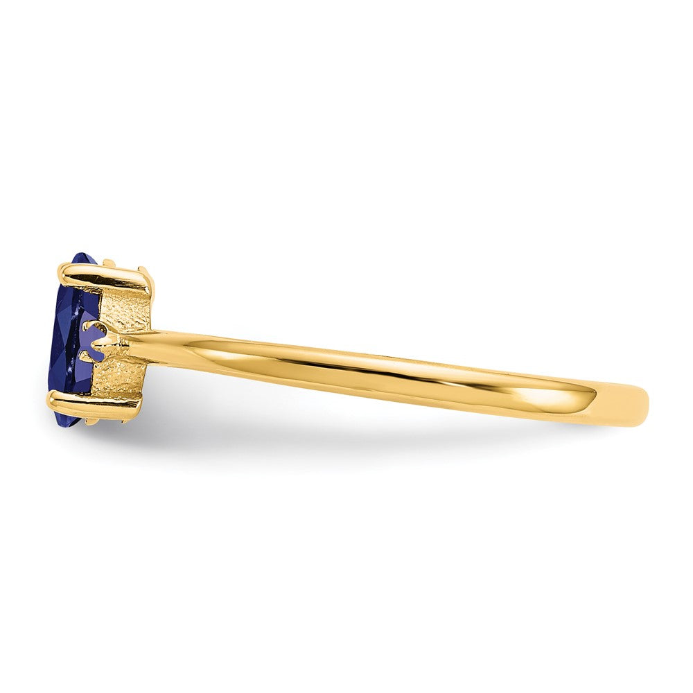 Diamond & Gemstone Birthstone Ring — Sapphire