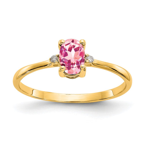 Diamond & Gemstone Birthstone Ring