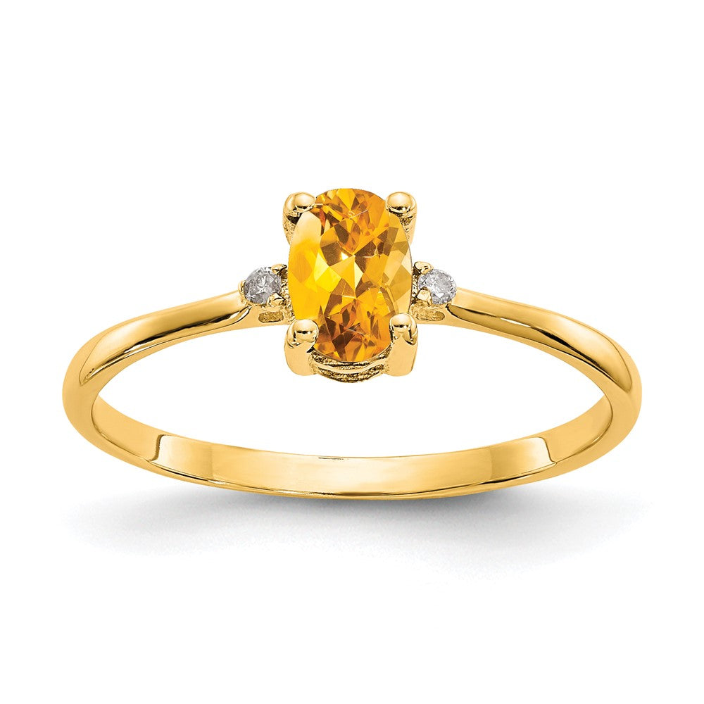 Diamond & Gemstone Birthstone Ring