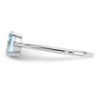 Diamond & Gemstone Birthstone Ring — Aquamarine