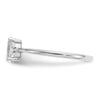Diamond & Gemstone Birthstone Ring — Topaz (White)