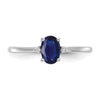 Diamond & Gemstone Birthstone Ring — Sapphire