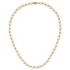 Gold Fresh Water Cultured Pearl Necklace