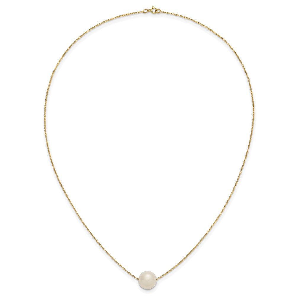 10-11mm White FWC Pearl 17in Necklaces