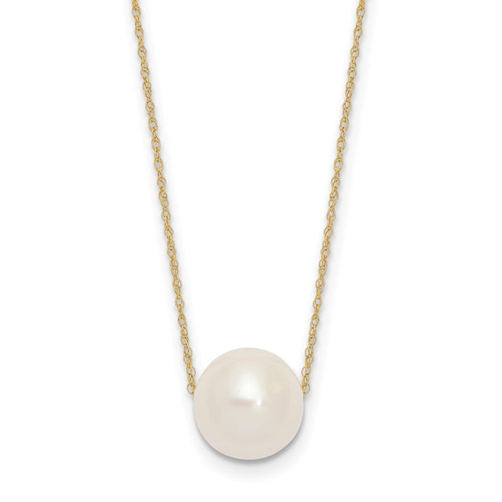 10-11mm White FWC Pearl 17in Necklaces