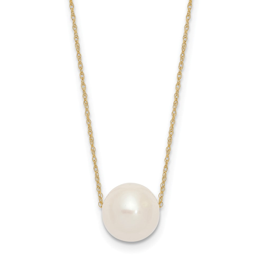 10-11mm White FWC Pearl 17in Necklaces