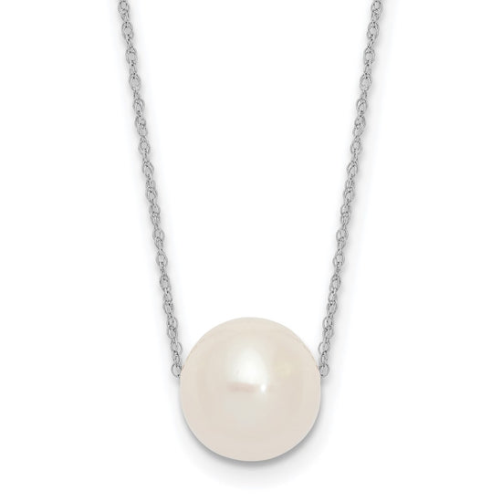 10-11mm White FWC Pearl 17in Necklaces