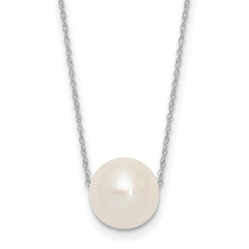 10-11mm White FWC Pearl 17in Necklaces