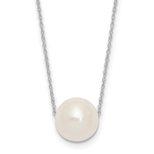 10-11mm White FWC Pearl 17in Necklaces